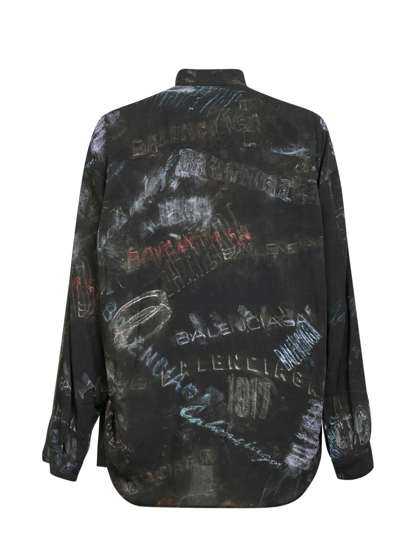 Shirt Cocoon Washed Crayon Black