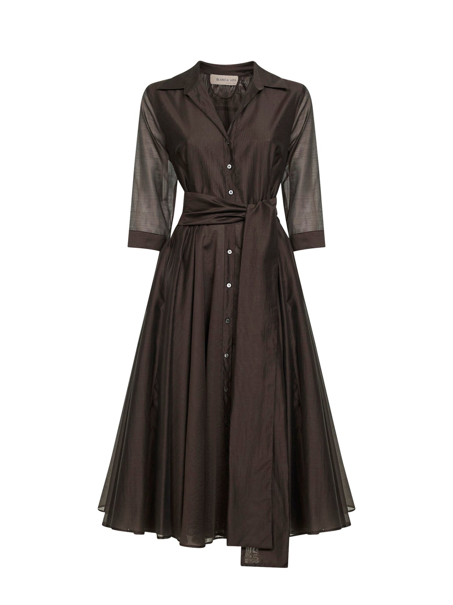 Midi Dress Alaky Brown