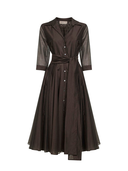 Midi Dress Alaky Brown