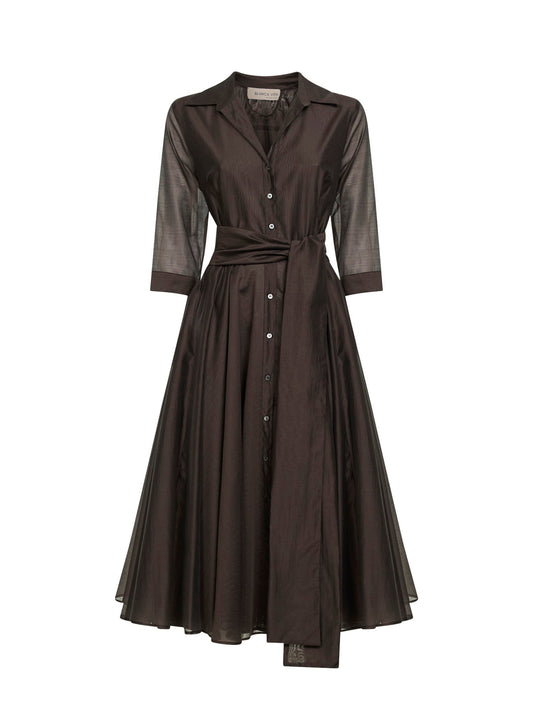 Midi Dress Alaky Brown