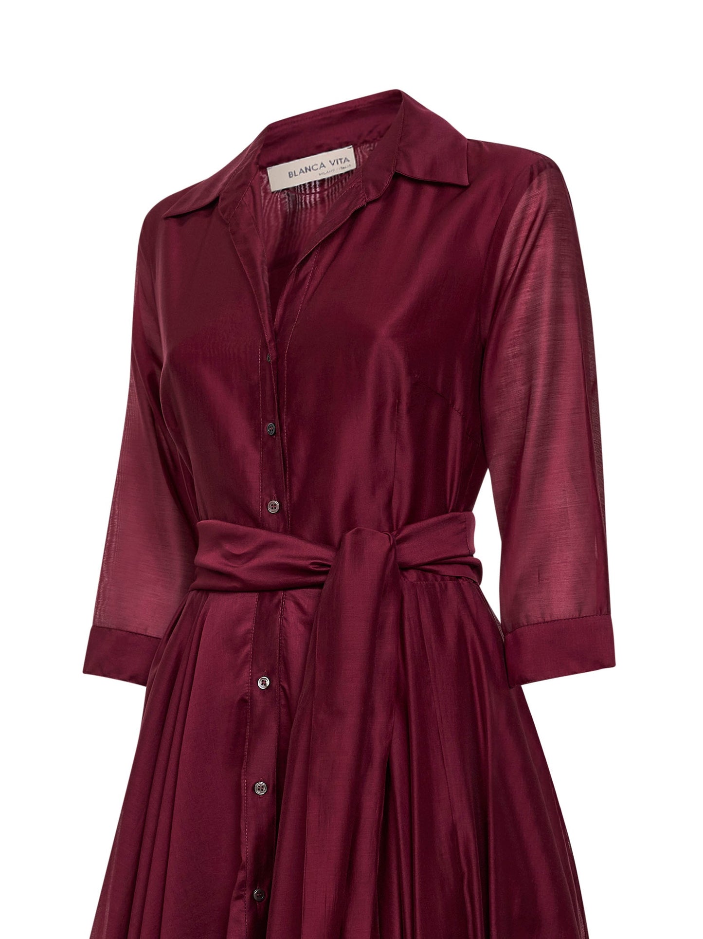 Shirtdress Allia Burgundy