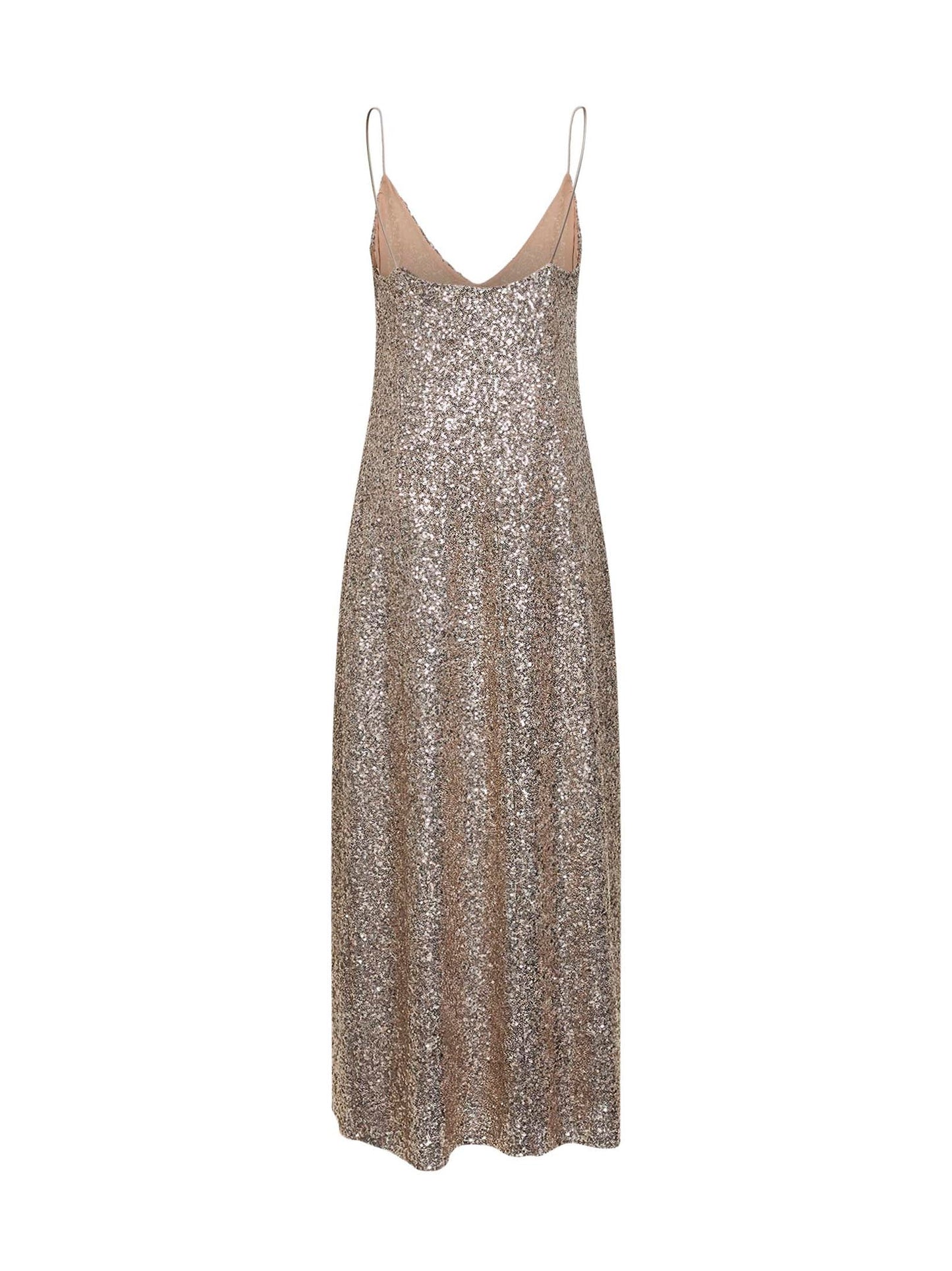 Slip Dress Alytea Gold Sequin