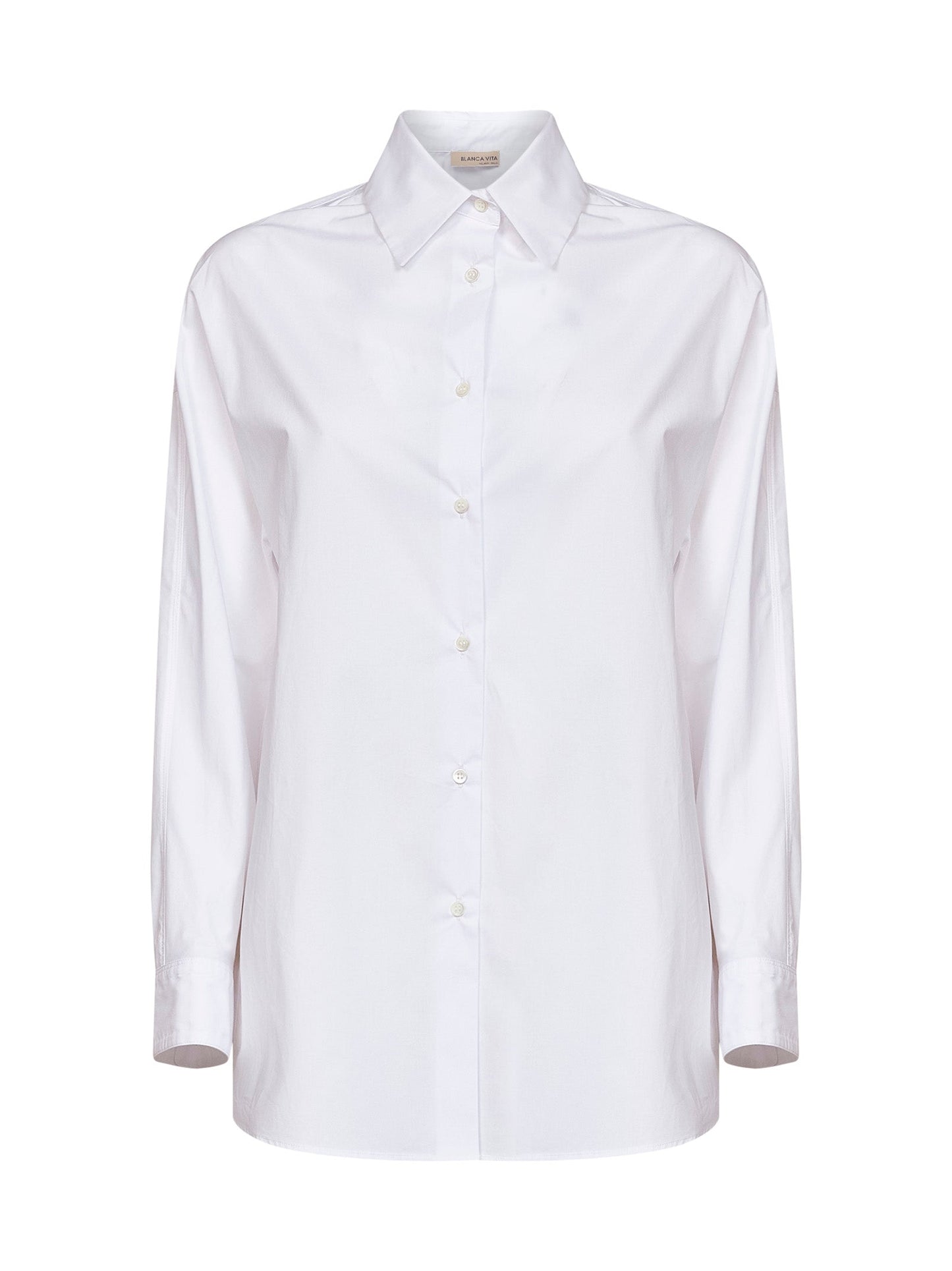 Shirt Calandra Cotton Poplin White