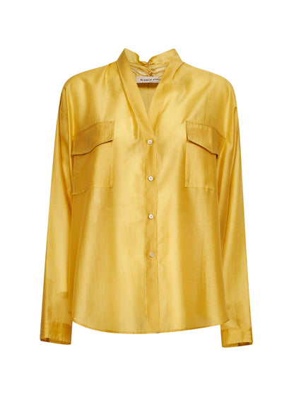 Shirt Ciuffo Voile Yellow