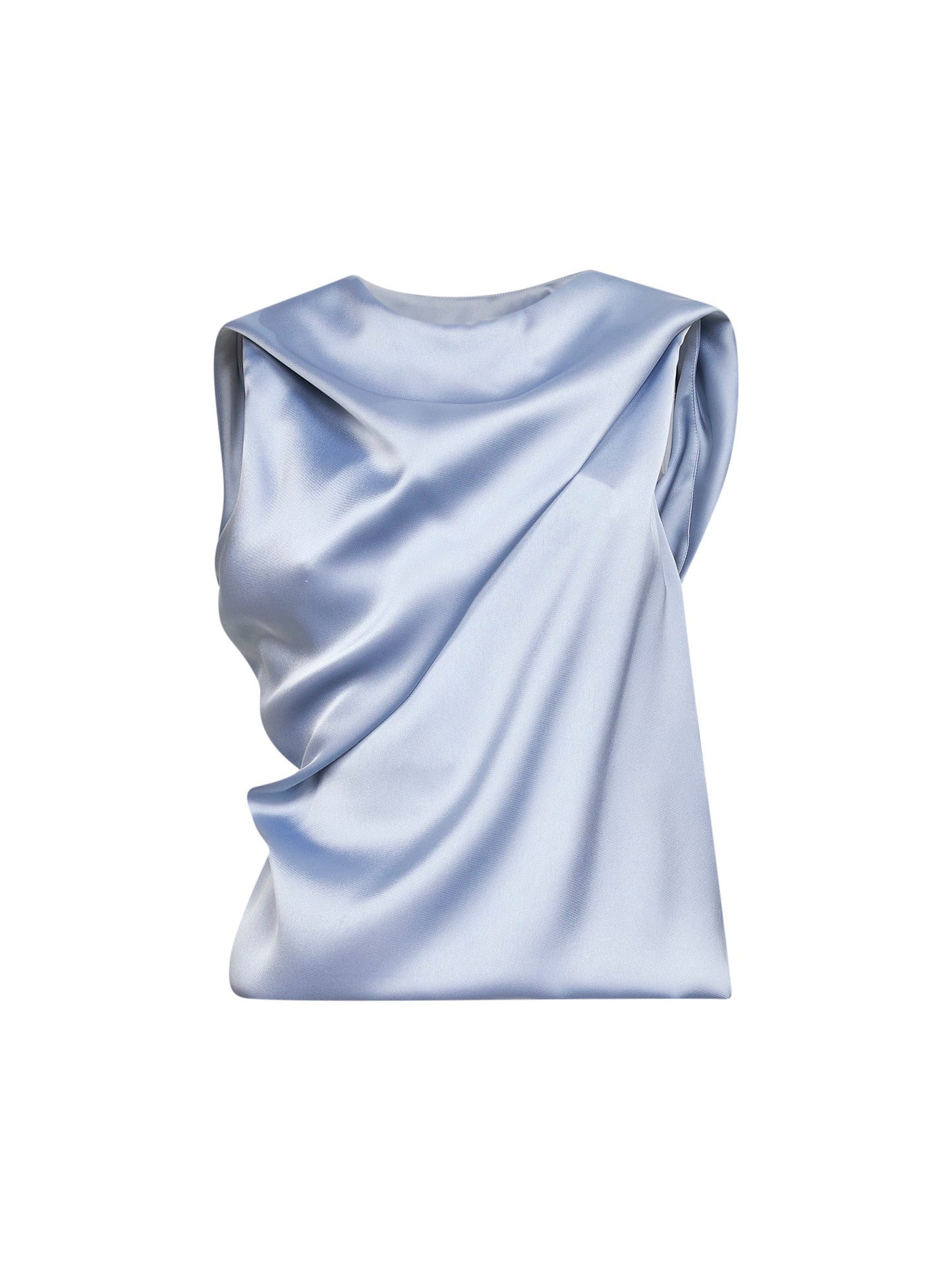 Draped Top Powder Blue