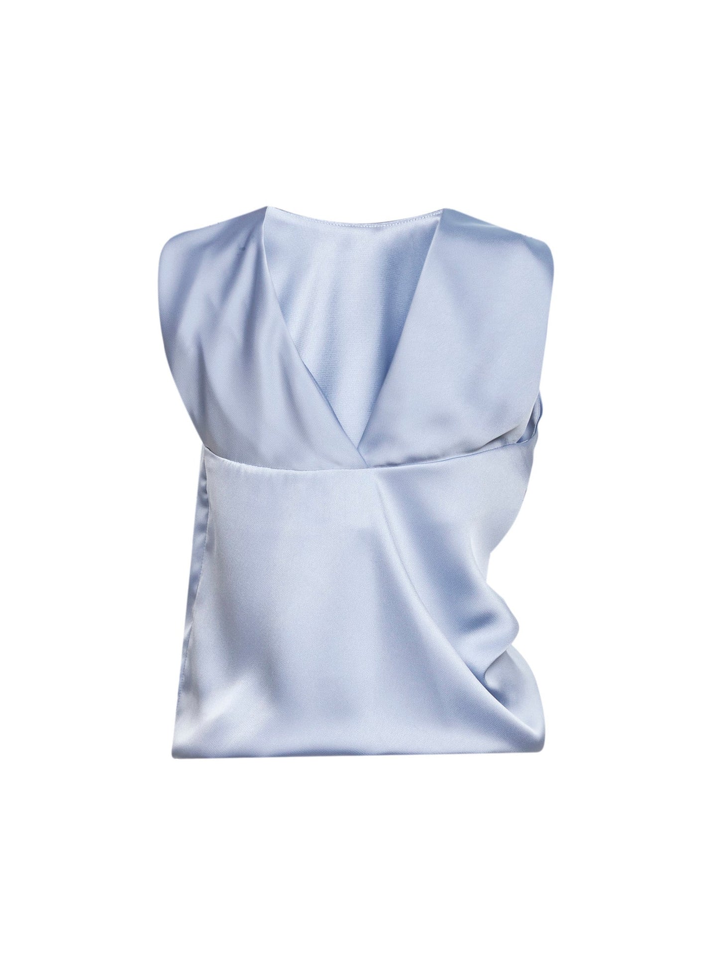 Draped Top Powder Blue
