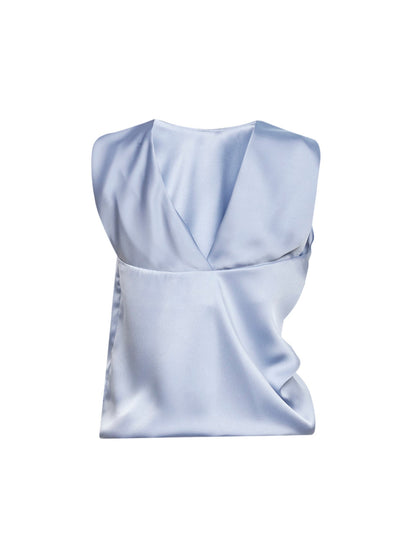 Draped Top Powder Blue
