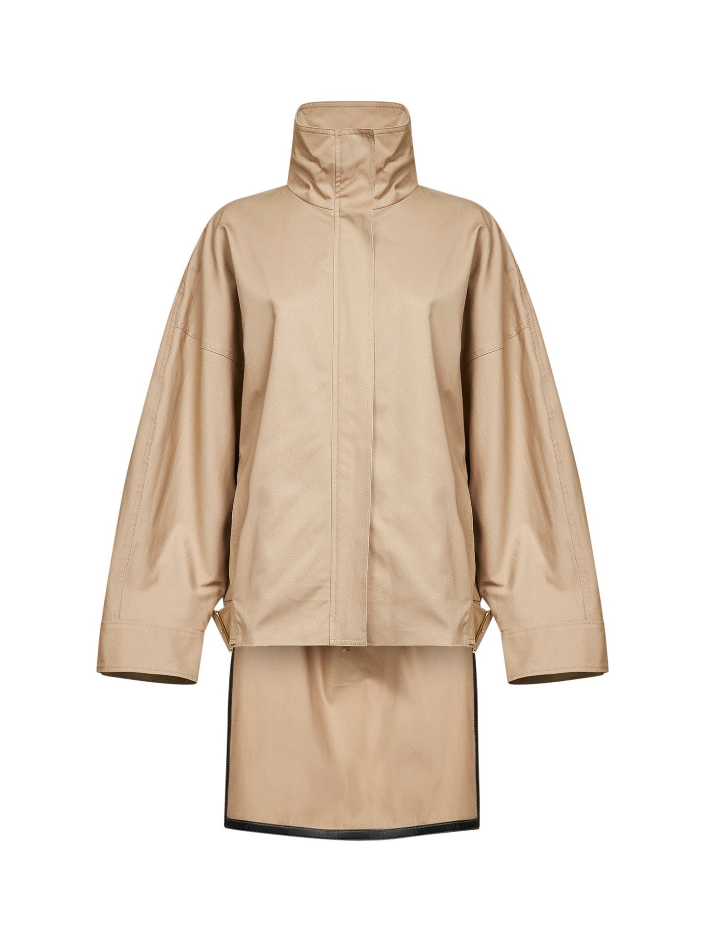 Bomber Jacket Beige Cotton