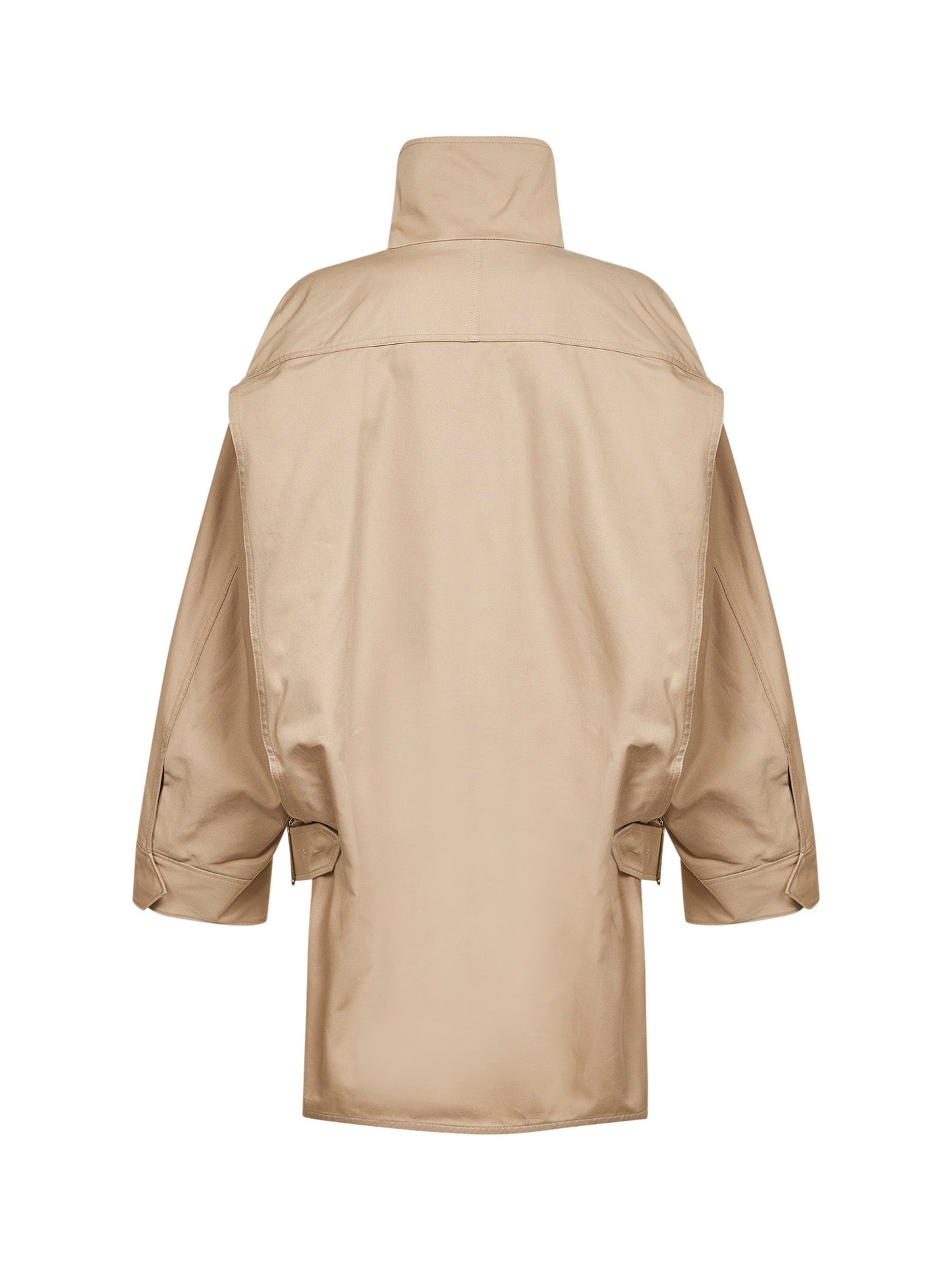 Bomber Jacket Beige Cotton