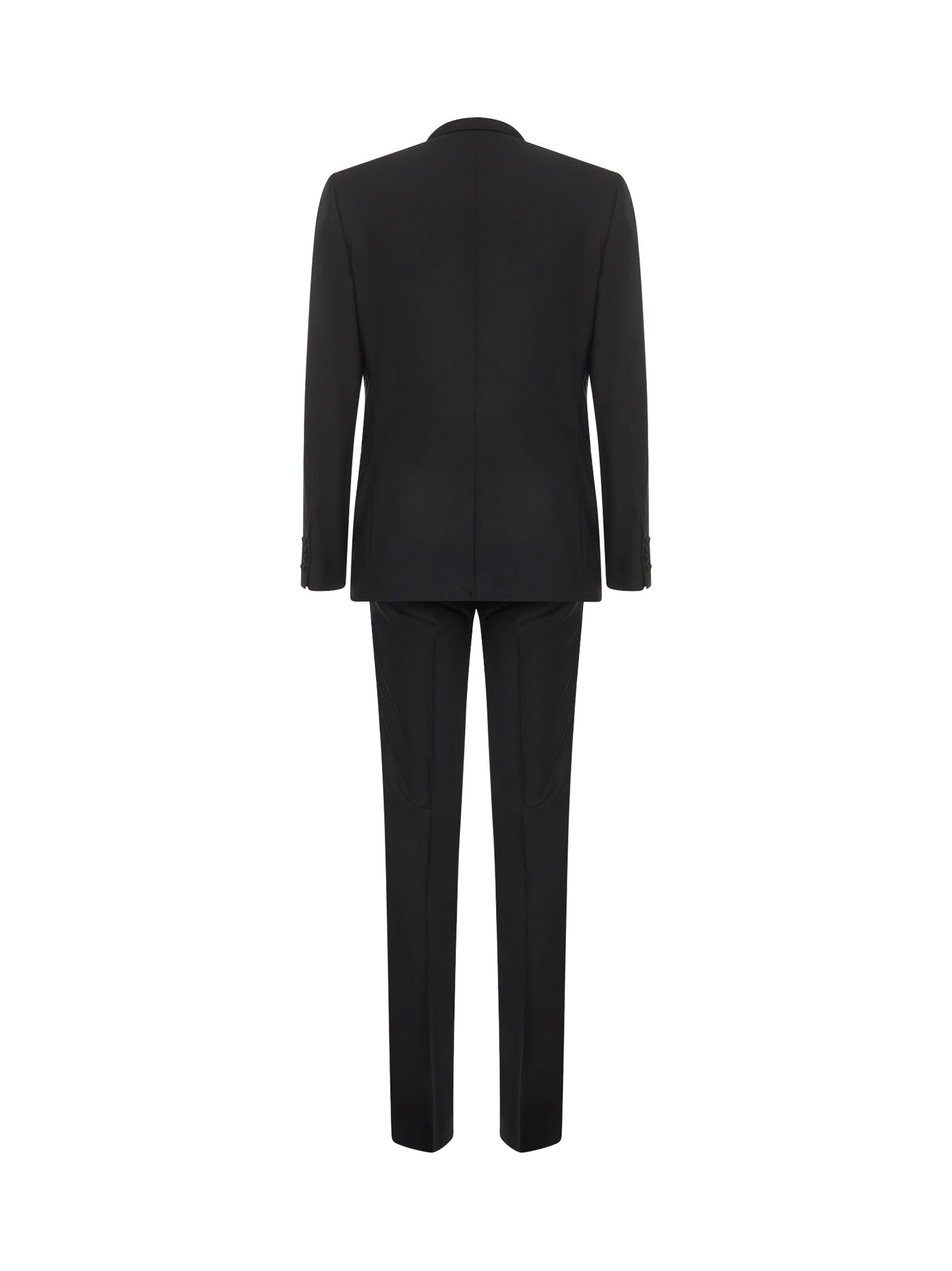 Tuxedo Suit Martini Black Wool-Silk