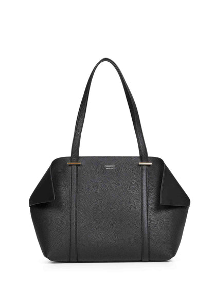 Black Scarf Folded Tote Bag