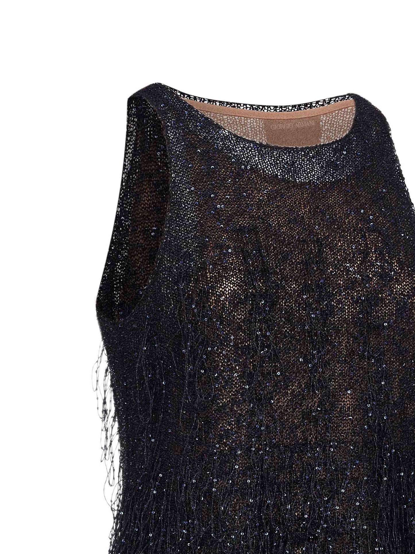 Top Lurex Multicolour With Fringes