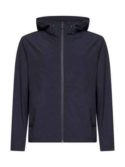 Hooded Windstopper Jacket Blue