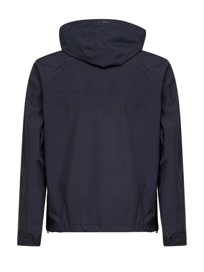 Hooded Windstopper Jacket Blue