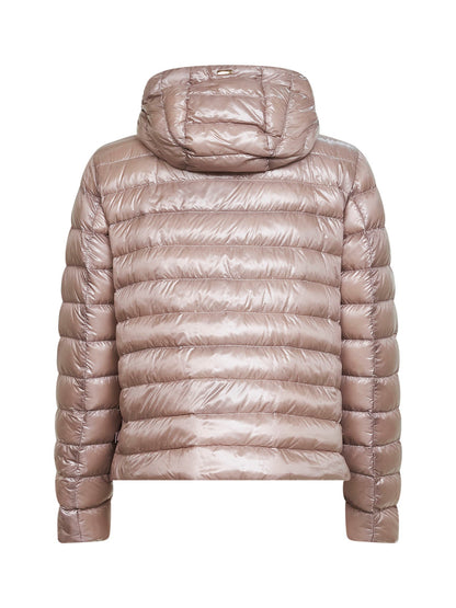 Hooded Jacket Ultralight Nylon Powder Pink