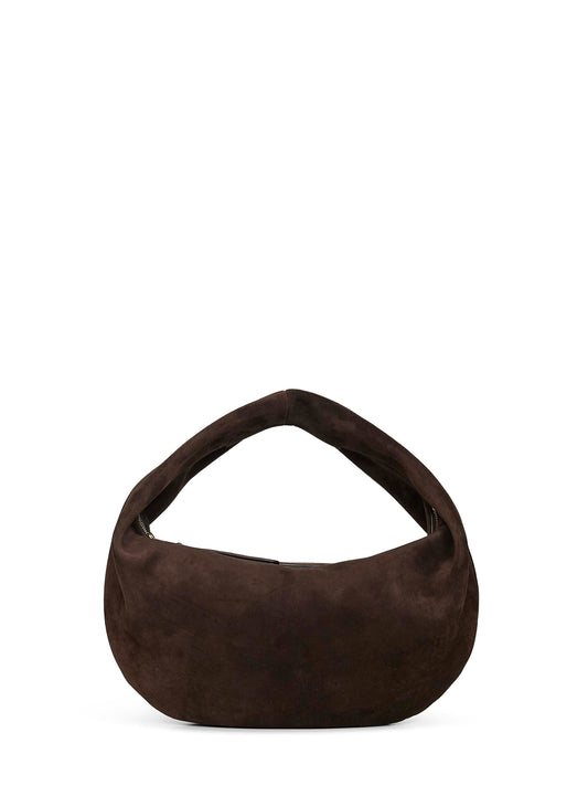 Dark Brown Medium Olivia Hobo Shoulder Bag