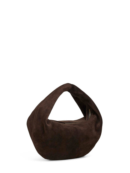 Dark Brown Medium Olivia Hobo Shoulder Bag