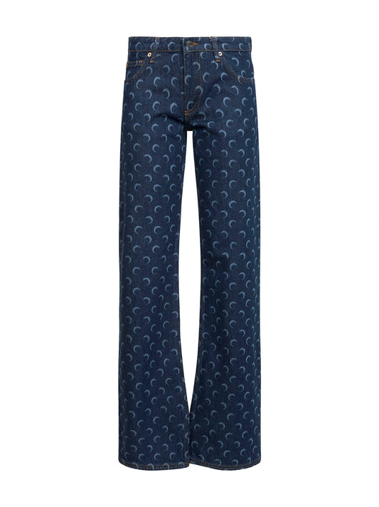 Jeans Moon Midnight Blue Denim