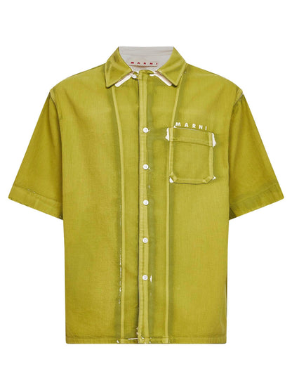 Denim Shirt Green