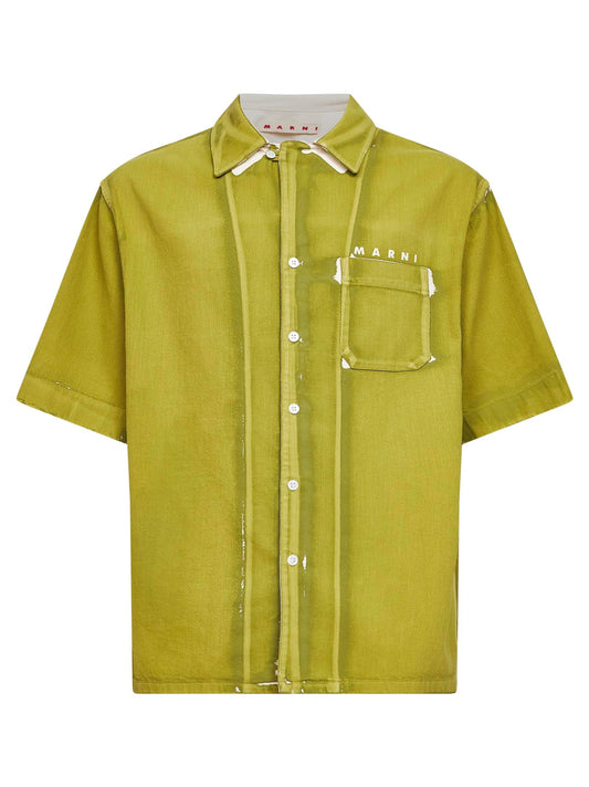 Denim Shirt Green