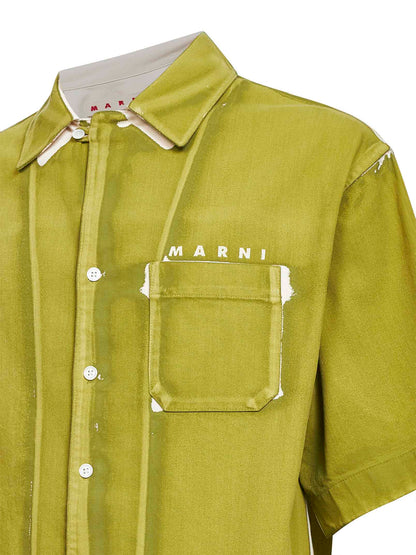 Denim Shirt Green