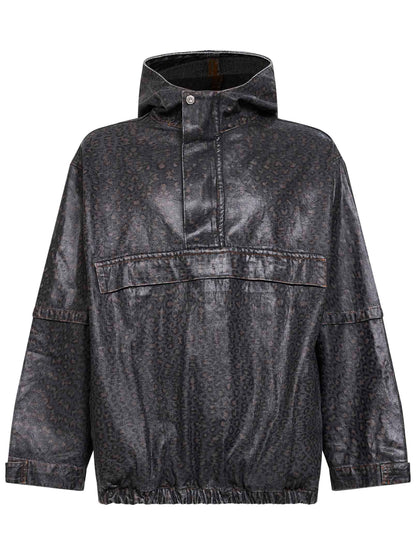 Anorak Jacket Sacco Spotted Denim