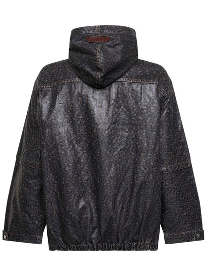 Anorak Jacket Sacco Spotted Denim