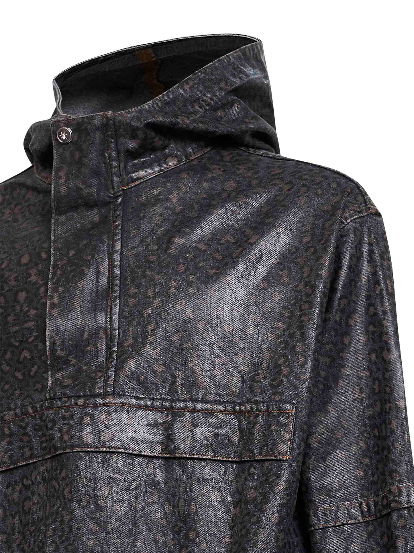 Anorak Jacket Sacco Spotted Denim