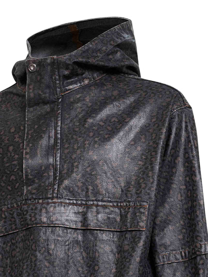 Anorak Jacket Sacco Spotted Denim