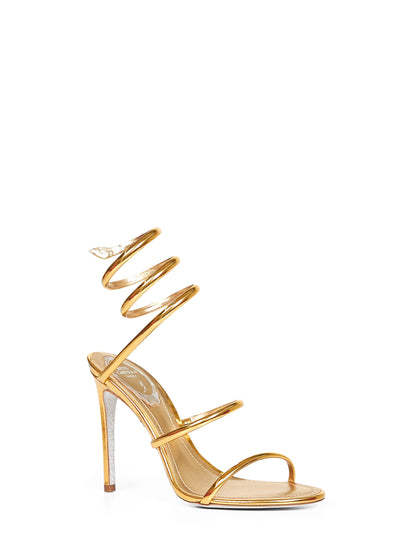 Metallic Gold Cleo 105 Sandals