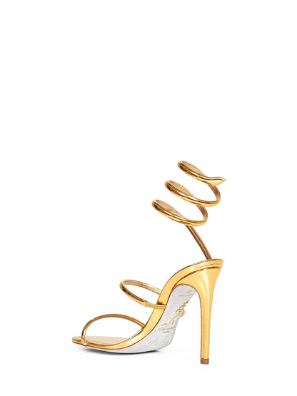 Metallic Gold Cleo 105 Sandals