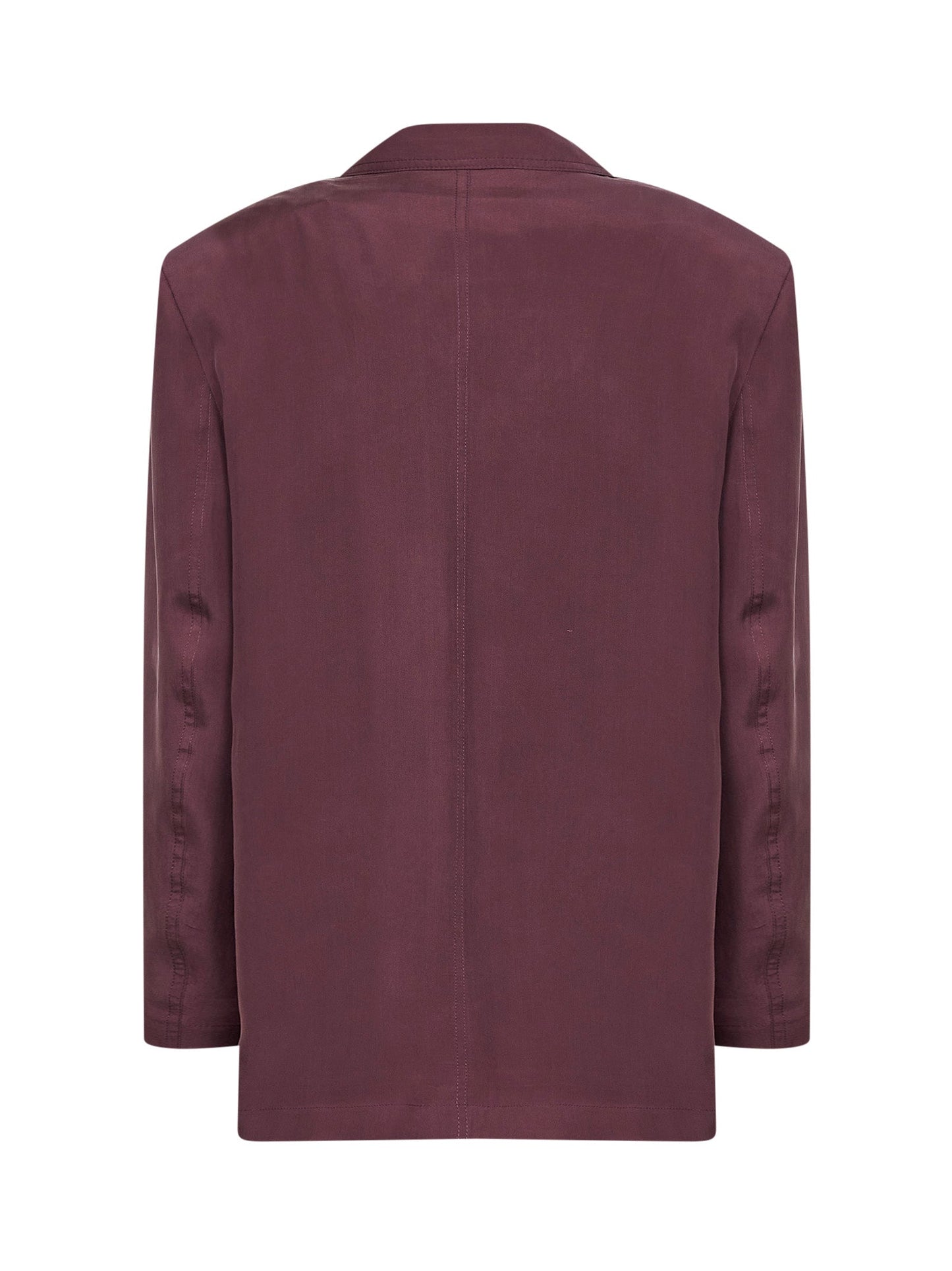 Blazer in Bordeaux Silk