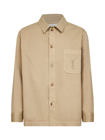 Overshirt Cassandre Beige Cotton