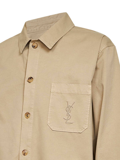 Overshirt Cassandre Beige Cotton