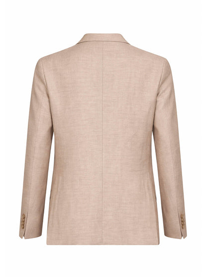 Blazer Montecarlo Beige Linen Blend