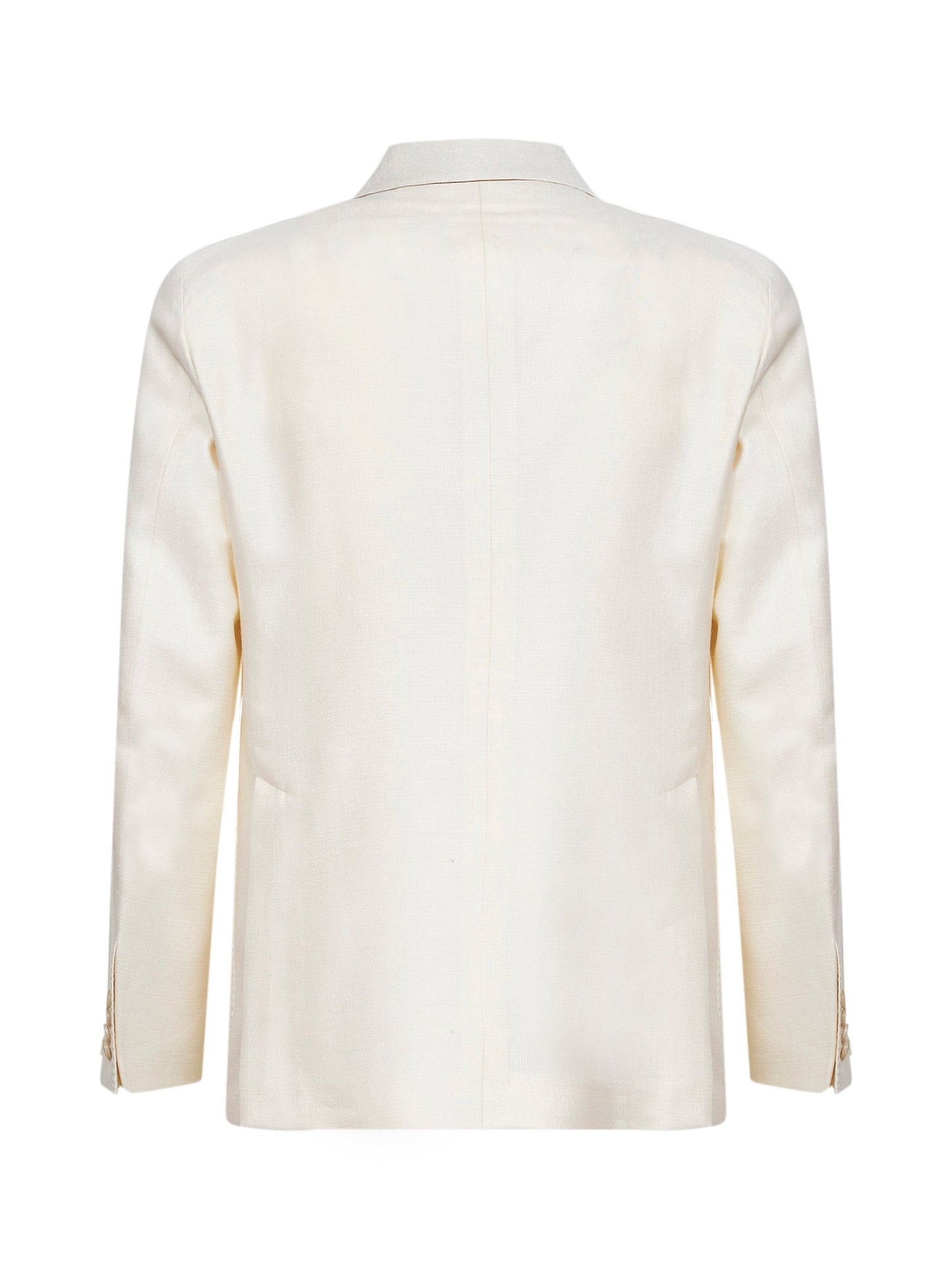 Blazer Montecarlo Ivory Silk Blend