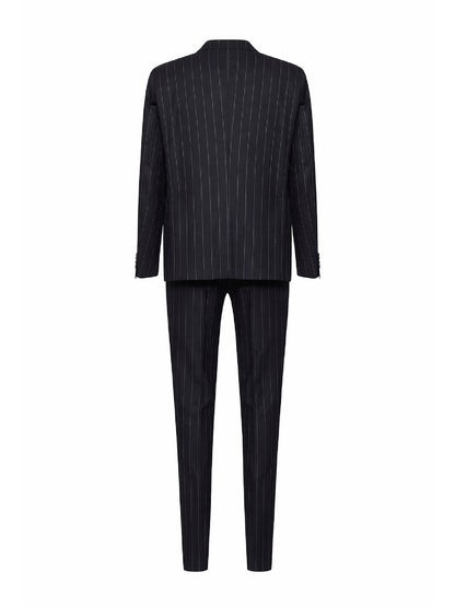 Suit Vesuvio Dark Grey Virgin Wool