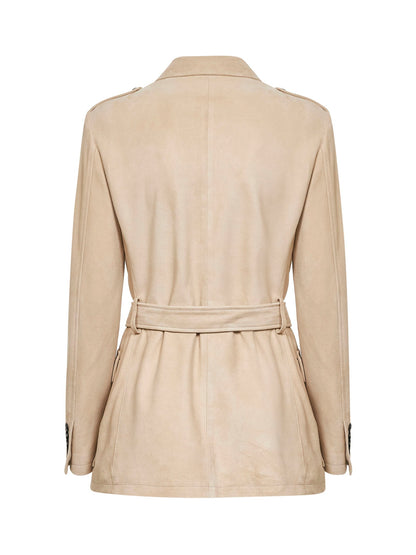 Saharan Suede Jacket Sand