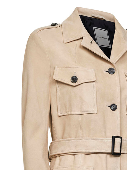 Saharan Suede Jacket Sand