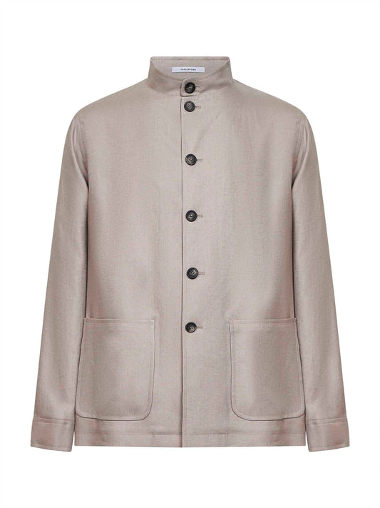 Jacket Tempest Linen Dove Grey