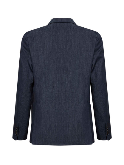 Blazer Montecarlo Blue Cotton