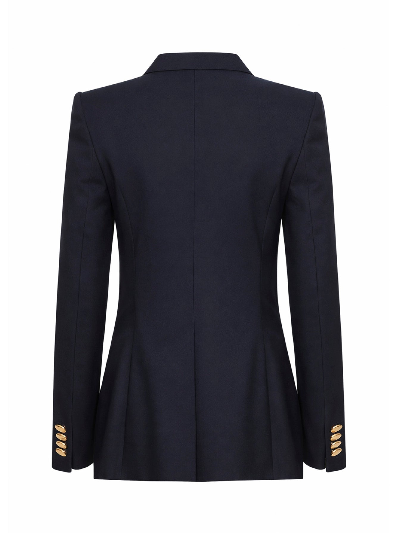 Double-Breasted Blazer Blue Virgin Wool