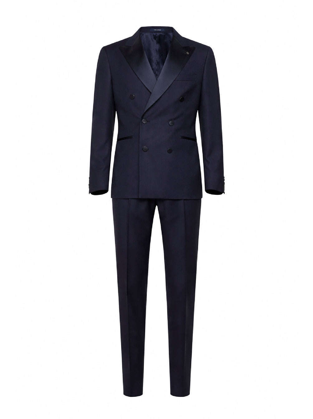 Tuxedo Suit Bruce Blue Jacquard