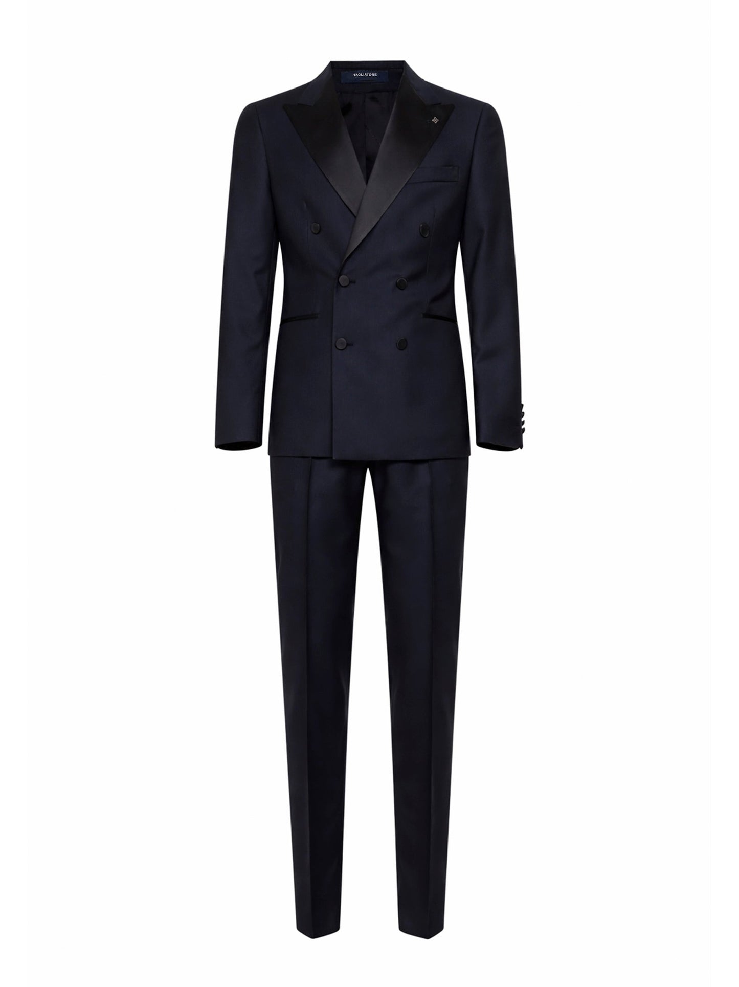 Tuxedo Suit Bruce Black Virgin Wool