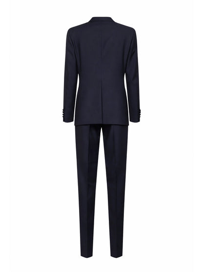 Tuxedo Suit Bruce Black Virgin Wool