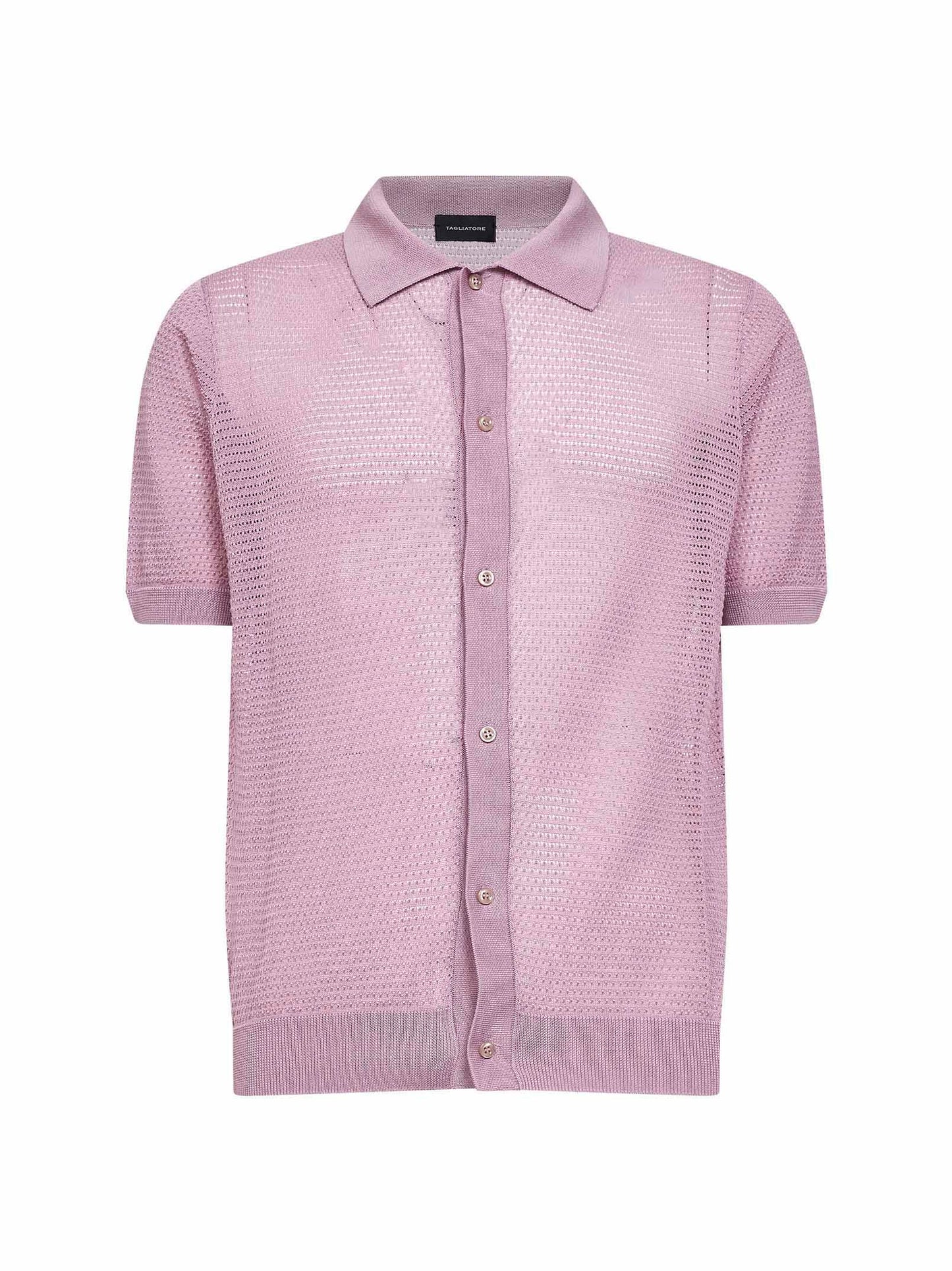 Shirt Pointelle Knit Wisteria Purple