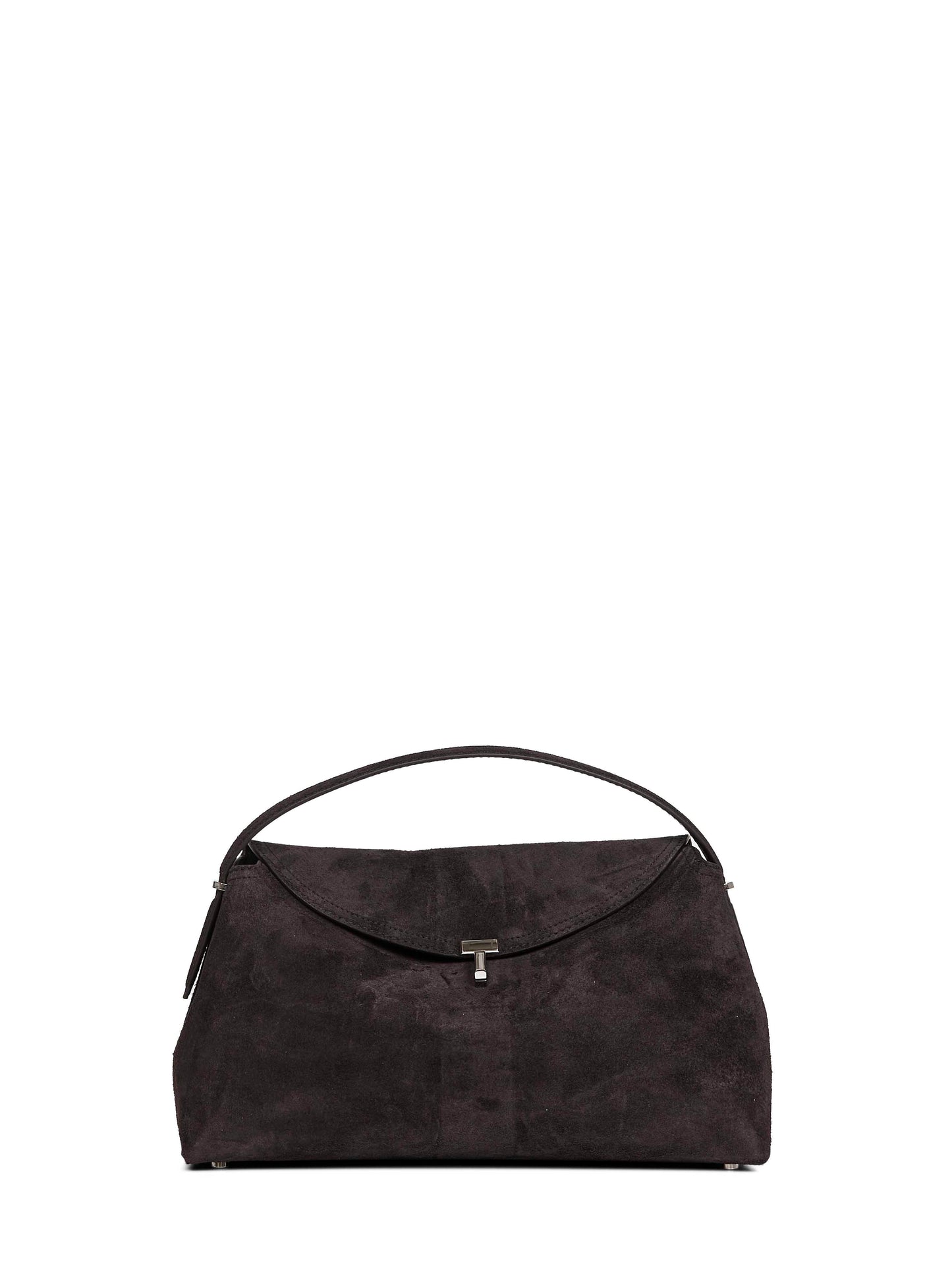 Top Handle Bag Espresso Suede