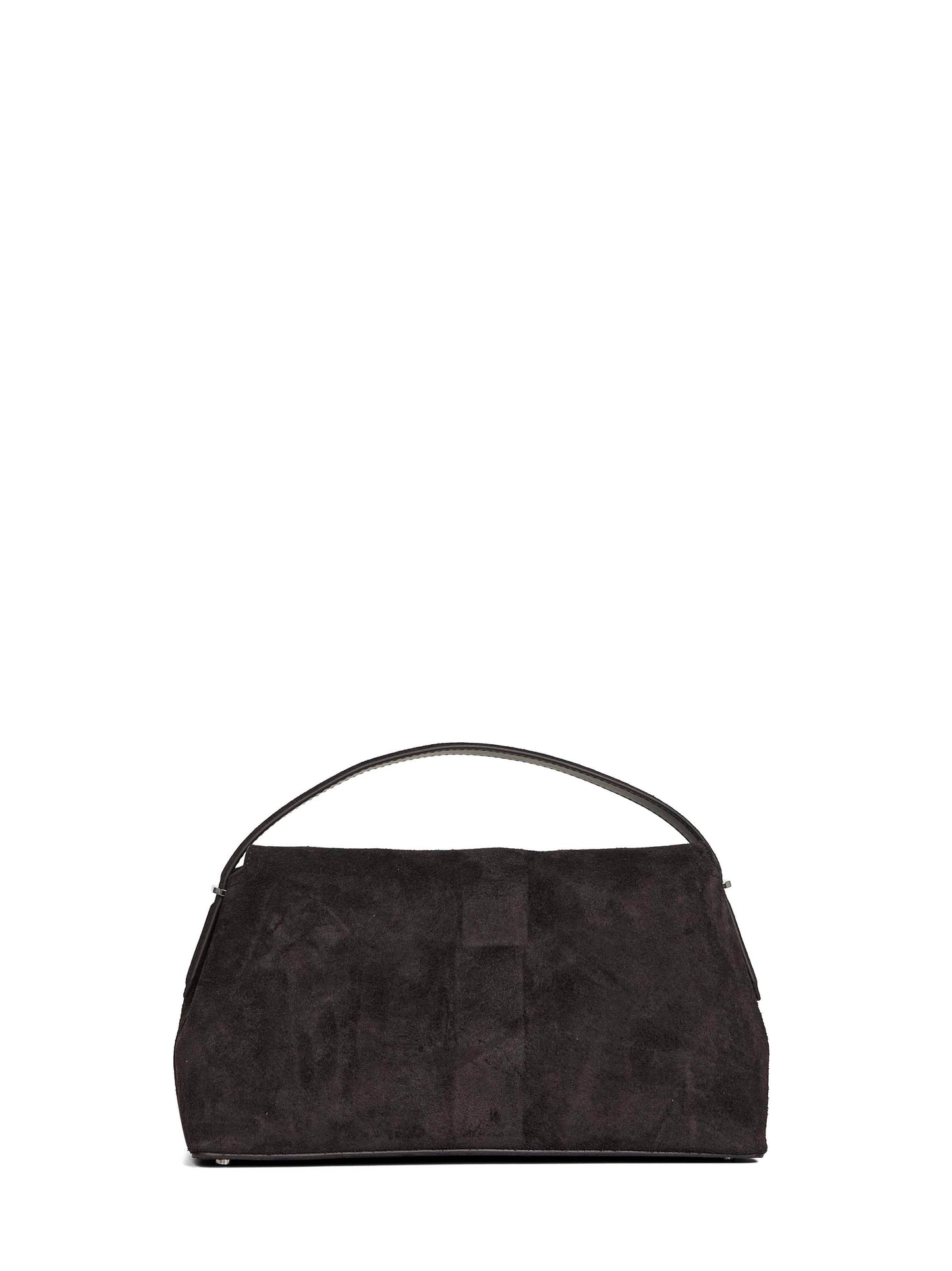Top Handle Bag Espresso Suede