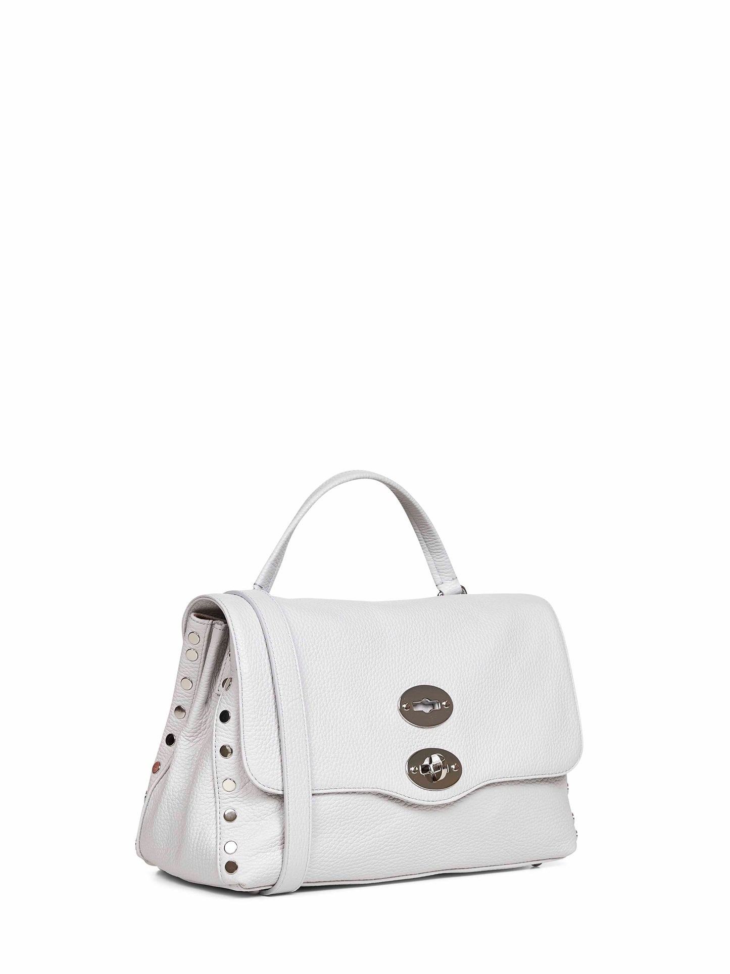 Grey Carrara Small Postina Handbag