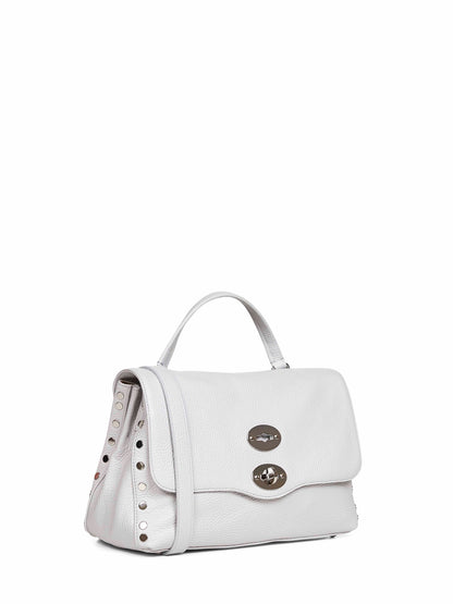 Grey Carrara Small Postina Handbag